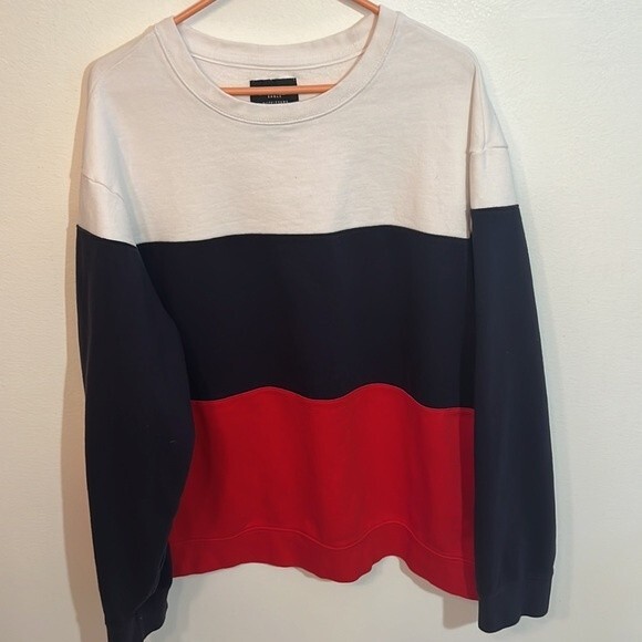 American Eagle Outfitters Womens Long Sleeve Crewneck Sweater Americana Size XXL - Picture 1 of 5